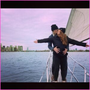 Kenton Duty Instagram - Our awesome friend @missjroll took us on the Shearwater and then I even was given the amazing chance (what a gift from the crew, thank you) to steer this incredible vessel!
