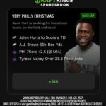 Kevin Hart Instagram - This Christmas I’m rolling with the hometown teams! Check out my picks on @draftkings_sportsbook #DKPartner 🏈🏀