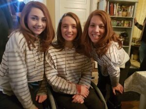 Kiera Allen Instagram - Run triplets! Meet the two other Chloes: my stunt double, Kristen Sawatzky, and my photo double, Alexis Erickson-Sliboda. Love you ladies!

Keep an eye out for more behind-the-scenes Run photos in the coming days :)