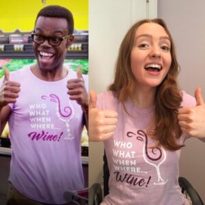 Kiera Allen Instagram - This is one of my favorite shirts, but I rarely wear it out because it’s easy to miss the obscure The Good Place reference and mistake me for a 22-year-old wine mom. So the perfect quarantine shirt, no?