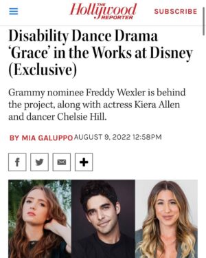 Kiera Allen Instagram - I’M OFFICIALLY A PROFESSIONAL SCREENWRITER! And I cannot believe how lucky I am that THIS is my first screenwriting job. Grace is a beautiful story, and it’s an honor to be working with @freddywexler, @chelsiehill, and @disney. We are cooking up something really special.

I’ve dreamed of being a writer for as long as I’ve dreamed of being an actor - which is to say, my entire life. I’ve dreamed of this moment. So I guess Disney was right. Dreams really do come true.