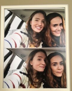 Kiera Allen Instagram - These photos were hanging up in the house on Run. I took a picture of them my first week on set, so I could show my friends that I’d met Sarah Paulson. Now Sarah is my friend. Funny how that happens.