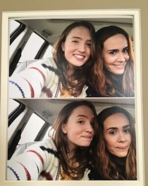 Kiera Allen Instagram - These photos were hanging up in the house on Run. I took a picture of them my first week on set, so I could show my friends that I’d met Sarah Paulson. Now Sarah is my friend. Funny how that happens.