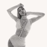 Kim Kardashian Instagram - SWAROVSKI X SKIMS 💎💎💎 a first of its kind collaboration that fuses @Swarovski’s iconic glamour with @SKIMS innovative silhouettes, resulting in a unique crystallized collection.  Launching on November 7th at 9am ET on SKIMS.COM and in select Swarovski stores. Photos 1, 3, 5, 7, 9: @mertalas Photos 2, 4, 6, 8, 10: @vbuntitled