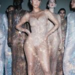 Kim Kardashian Instagram - SWAROVSKI X SKIMS 💎💎💎 a first of its kind collaboration that fuses @Swarovski’s iconic glamour with @SKIMS innovative silhouettes, resulting in a unique crystallized collection.  Launching on November 7th at 9am ET on SKIMS.COM and in select Swarovski stores. Photos 1, 3, 5, 7, 9: @mertalas Photos 2, 4, 6, 8, 10: @vbuntitled