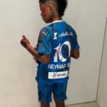 Kim Kardashian Instagram - Saint as Zombie Neymar JR.