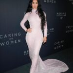 Kim Kardashian Instagram - Caring for women 🩷 at the Kering Foundation Gala