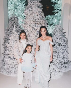 Kim Kardashian Instagram - Christmas 2023
