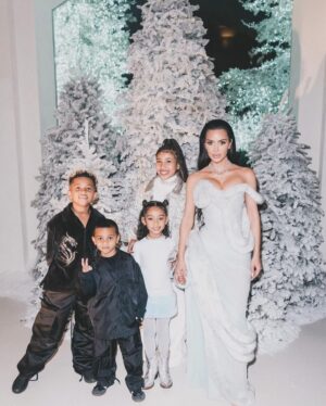 Kim Kardashian Instagram - Christmas 2023