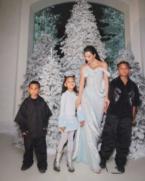 Kim Kardashian Instagram - Christmas 2023