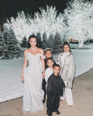 Kim Kardashian Instagram - Christmas 2023