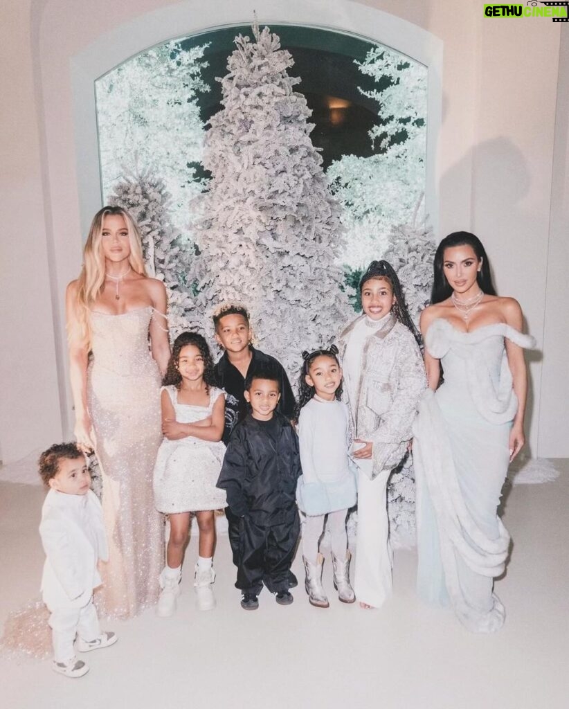 Kim Kardashian Instagram - Christmas 2023