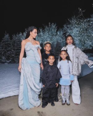 Kim Kardashian Instagram - Christmas 2023