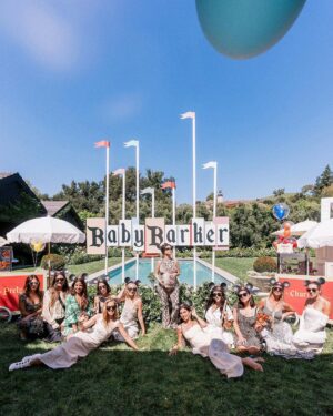 Kourtney Kardashian Barker Instagram - baby shower of my dreams ✨ 

all the bts pics and details @poosh 

thank you mommy @krisjenner for turning your home into the happiest place on earth,
instilling my love of all things Disney, and for throwing this baby shower to celebrate me and your thirteenth grandchild