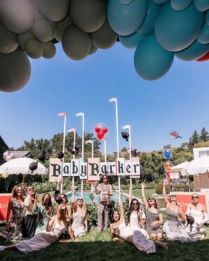 Kourtney Kardashian Barker Instagram - baby shower of my dreams ✨ 

all the bts pics and details @poosh 

thank you mommy @krisjenner for turning your home into the happiest place on earth,
instilling my love of all things Disney, and for throwing this baby shower to celebrate me and your thirteenth grandchild
