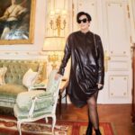 Kris Jenner Instagram - Paris is always a good idea! 🇫🇷 @loewe @jonathan.anderson makeup by @etienneortega, hair by @leajourno 📷 by @pierresnaps