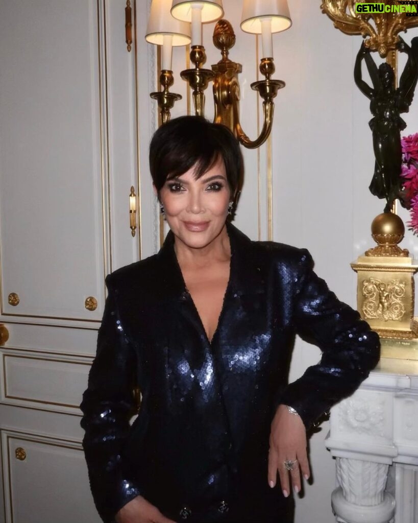 Kris Jenner Instagram - What a dream to be celebrating with @kendalljenner and @Loreal under the Eiffel Tower!!! Congratulations Kenny on being the new face of L’Oreal!! We had so much fun with your new L’Oreal family and are so excited for you because #youreworthit!! @coreygamble ♥️ Wearing head to toe @chanelofficial