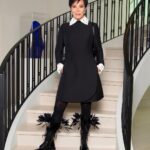 Kris Jenner Instagram - Valentino head to toe 🖤 thank you @MaisonValentino @pppiccioli @yigit for the beautiful boots! They look perfect with my vintage Valentino dress 😍 Photos by @stevensimione @daniele.iachella #Valentino @coreygamble
