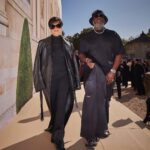 Kris Jenner Instagram - Thank you @balenciaga for the fabulous show!!! @coreygamble @parishilton @nickyhilton #Balenciaga 🇫🇷 #ParisFashionWeek