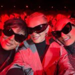 Kris Jenner Instagram - Thank you @balenciaga for the fabulous show!!! @coreygamble @parishilton @nickyhilton #Balenciaga 🇫🇷 #ParisFashionWeek