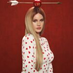 Kris Jenner Instagram - Wow!! Lana Del Rey for @skims Valentine’s Day @kimkardashian ♥️ SKIMS Valentine: Lana Del Rey. Music’s queen of hearts opens the dedicated Valentine’s Shop Tuesday, January 23 at 9AM PT / 12PM ET. @honeymoon wears the Velvet Lace Teddy in Periwinkle Multi. Photo: @nadialeecohen