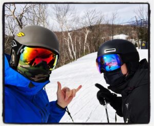 Kristen Holden-Ried Instagram - Birthday ski with the one, 
the only !!
@theonlypaulamos 
Always great times.