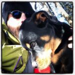 Kristen Holden-Ried Instagram - Wooded wonder wanders with the woof. 😊