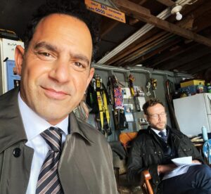 Kristen Holden-Ried Instagram - I think I’m tired today…

Good thing @patricksabongui and @britmacrae were making sure no one took selfies with me while I was dozing!

#setlife #friends
