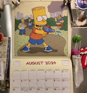 Kristen Holden-Ried Instagram - Well, I’m not usually one for omens…
But this year is starting off pretty awesome !!
You know you’ve made it when you’re in the Simpson’s calendar !! 
That’s right @prideofgypsies ! I beat you out for the August 1st spot! Eat my shorts 😜
Whoever at the Simpsons calendar publishing company that thought I’d make a worthy addition …
Many thanks 🙏 
I live in anticipation of the millions of google hits I’ll get August 1st when the entire Simpson affiliate ask:
Who the f*ck is Kris Holden-Ried ???
😜❤️