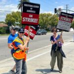 Kristen Schaal Instagram - Happy to support #wgastrike. Show up if you can! My feet hurt and all I want to do is go home and watch the great shows these @wgawest and @wgaeast writers have created! Head over to WB GATE 11 for a great strike captain, @lacherlacherlacher
