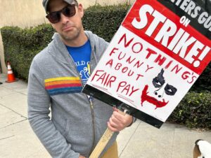 Kristen Schaal Instagram - Happy to support #wgastrike. Show up if you can! My feet hurt and all I want to do is go home and watch the great shows these @wgawest and @wgaeast writers have created! Head over to WB GATE 11 for a great strike captain, @lacherlacherlacher