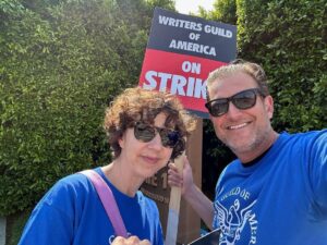 Kristen Schaal Instagram - Happy to support #wgastrike. Show up if you can! My feet hurt and all I want to do is go home and watch the great shows these @wgawest and @wgaeast writers have created! Head over to WB GATE 11 for a great strike captain, @lacherlacherlacher