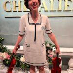 Kristen Schaal Instagram - Here’s me with my sweet costar from Bill & Ted 3, @samweaving at the screening of the awesome @chevaliermovie. She’s terrific in it! Also tonight I’m styled by @davebautista. Thank you @davebautista! I love you.