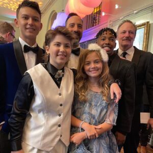 Kristen Schaal Instagram - Guys please follow @emmydeoliveira @mysticinscho @miss.kessler & @sethbcarr because they’re awesome and take more pictures than me. Here’s us at the Family and Children’s EMMYs last night winning for best directing for @disneymbs. Highlights was being at a historical first ever awards show, seeing @levar.burton get a lifetime achievement award and tell his wife he loves her in the most romantic way possible, and seeing my old comedy buddies @mrtonyhale @kimmygatewood & Jack McBrayer (who is NOT pointing at Kimmy’s boob). Also not pictured @scottspeiser because again I forget to take the pics. Bad for this medium! I also got to give @jamesbobin a squeeze, he kicked off this whole adventure for me when I was 28. Good night! Makeup @gillianmup hair @charles_dujic the best!