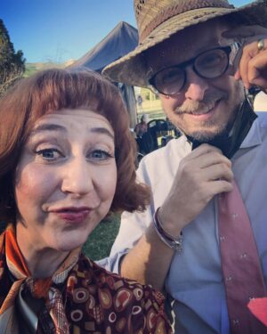 Kristen Schaal Instagram - The loveliest director of @disneymbs @jamesbobin