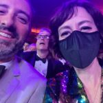 Kristen Schaal Instagram - Guys please follow @emmydeoliveira @mysticinscho @miss.kessler & @sethbcarr because they’re awesome and take more pictures than me. Here’s us at the Family and Children’s EMMYs last night winning for best directing for @disneymbs. Highlights was being at a historical first ever awards show, seeing @levar.burton get a lifetime achievement award and tell his wife he loves her in the most romantic way possible, and seeing my old comedy buddies @mrtonyhale @kimmygatewood & Jack McBrayer (who is NOT pointing at Kimmy’s boob). Also not pictured @scottspeiser because again I forget to take the pics. Bad for this medium! I also got to give @jamesbobin a squeeze, he kicked off this whole adventure for me when I was 28. Good night! Makeup @gillianmup hair @charles_dujic the best!
