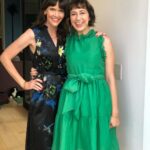 Kristen Schaal Instagram - Get yourself a friend like @lizbangs at college and then tear up the pre EMMYs parties 20 years later! Highly recommend. Thanks @gillianmup & @charles_dujic & @rawhair for your talents in glamour and making me feel good always. EMMYS tonight!