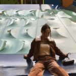 Kung Ching-Ting Instagram - 與剛放學的國小生們搶公園🫶🏻 拍到一半旁邊的媽媽對小孩說 那邊姊姊在拍照先不要過去喔🥹 成功拍出無人背景 現在的家長太貼心了ಥ_ಥ #ootd #美拉德 晴光公園