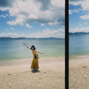 Kurumi Shimizu Instagram - 先日お仕事で沖縄に行ってきました🌻
修学旅行振り！あ〜夏が終わってしまう……