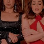 Kusha Kapila Instagram - which one are you and your bestie? Also, pizza + chilled coke + watching award shows on new years is our recipe for magic #CocaColaIndia #RealMagic #Ad #RecipeForMagic