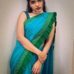 Kusuma Degalamari Instagram - Monday greens 💚 #sareelove #saree #kusuma #kusumadegalamari #instagood #instafashion #explorepage #ootd #baby #babythemovie