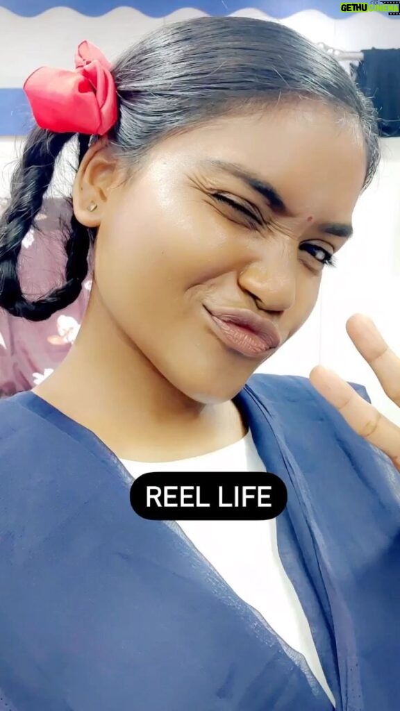 Kusuma Degalamari Instagram - Reel life vs Real life Kusuma from #babythemovie #baby #telugucinema #teluguactress #telugusongs #telugubgm #actor #actorslife #kusuma #kusumadegalamari