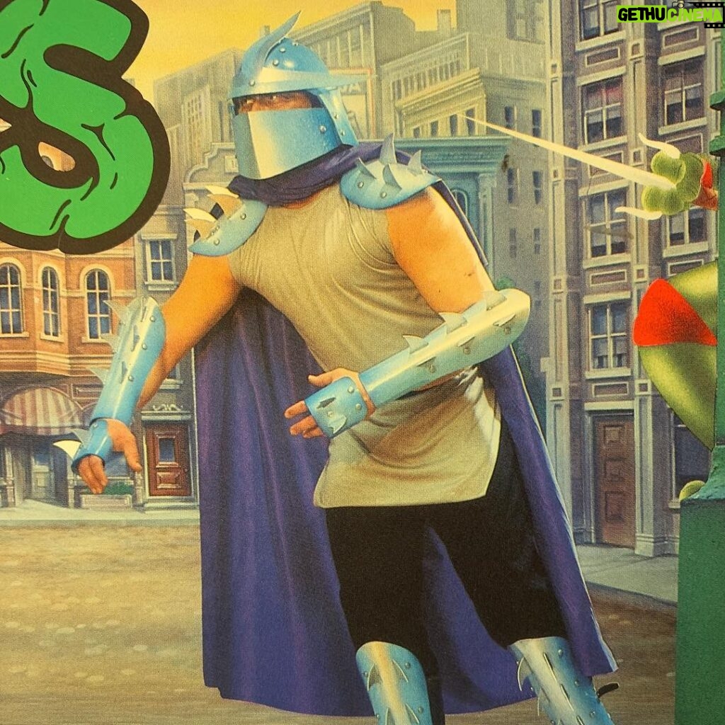 Kyle Mooney Instagram - Shredder’s costume on ninja turtles game is lazy, right?