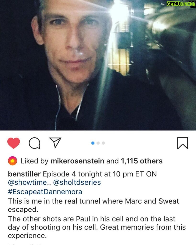 Kyle Mooney Instagram - Watch Escape at Dannemora! Here is a pic of @benstiller telling u that too. The show is so good and the performances are inspiring!