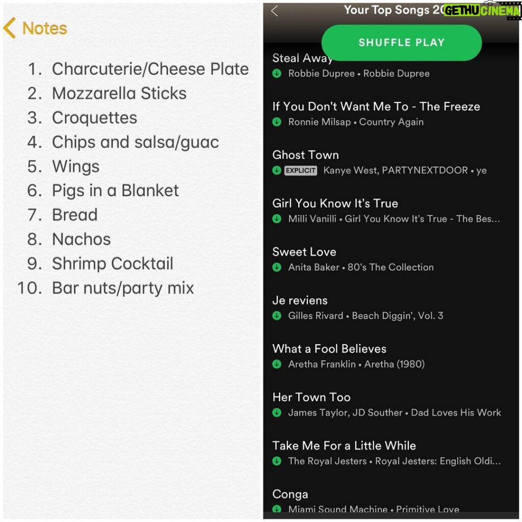 Kyle Mooney Instagram - For 2nd year in a row, here’s top 10 appetizers and songs I listened to the most in 2018. Sorry jalapeño poppers :/
