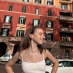 Lévanah Solomon Instagram - Roma dump ☀️🌺🦋🌿 Ta photo préférée ? *Photos retouchées _______ #picoftheday #pictureoftheday #photography #photooftheday #travel #sky #italy #rome #beige #blue #tan #aesthetic #mood #vibes #summer #colors #color #light #white #ootd #outfit #vacation #holiday #girl #neutral #pink Rome, Italy