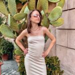 Lévanah Solomon Instagram - Je suis in love de ces photos 🌵🌸 De tous mes posts à Rome, tu préfères lequel ? *Photos retouchées ___________ #picoftheday #pictureoftheday #photography #photooftheday #travel #sky #italy #rome #beige #blue #green #pink #tan #aesthetic #mood #vibes #summer #colors #color #light #white #ootd #outfit #vacation #holiday #girl #neutral #dress #cactus Rome, Italy