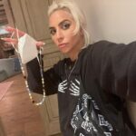 Lady Gaga Instagram - double vaxed + boosted…don’t 4get to still wear a mask this sh*ts contagious 💋☠️