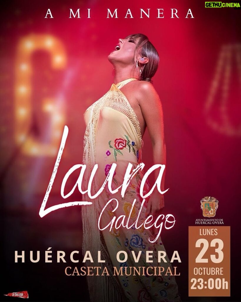 Laura Gallego Cabezas Instagram - Hoy estamos en concierto en HUÉRCAL OVERA ❤️ Os espero ansiosa 💃🏼