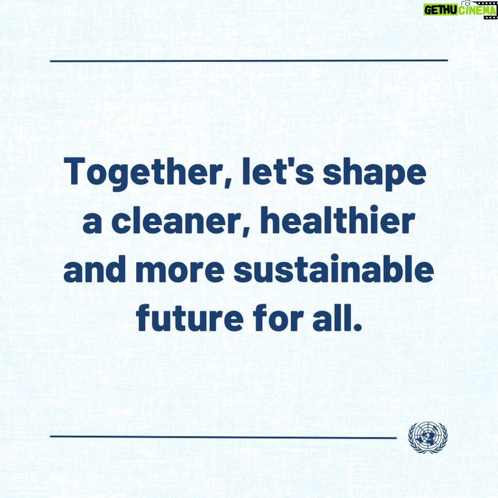 Leonardo DiCaprio Instagram - This #WorldEnvironmentDay is a call to #BeatPlasticPollution. Every year, more than 400 million tons of plastic is produced worldwide – one third of which is used just once. Every day, the equivalent of 2,000 garbage trucks full of plastic is dumped into our oceans, rivers, and lakes. The consequences are catastrophic. But we have solutions. We must work as one to break our addiction to plastics, champion zero waste, and build a truly circular economy. Together, let's shape a cleaner, healthier, and more sustainable future for all.